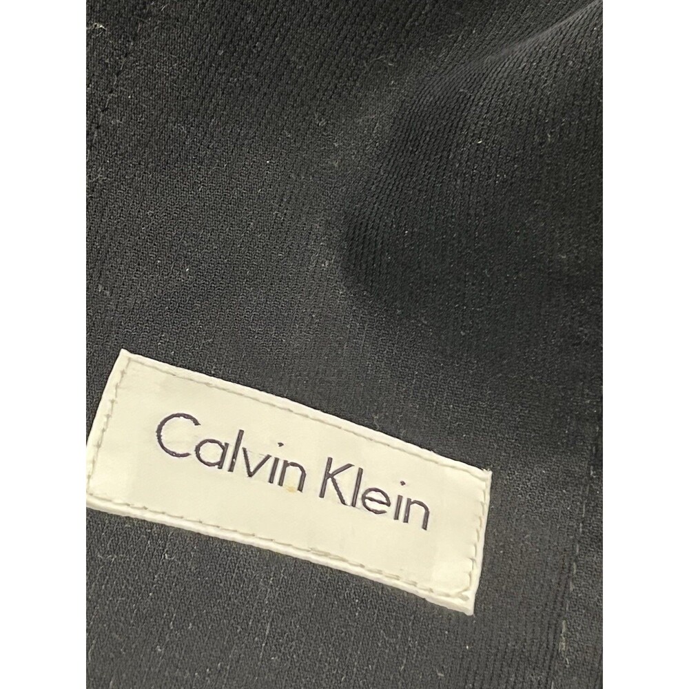 Calvin Klein Men's Black Trench Coat 44 L Thermolite Removable Liner Model Blend - Picture 4 of 12